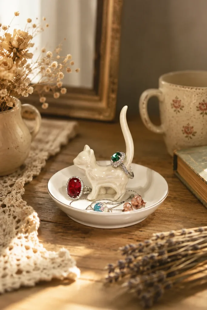 The Cat Dish That Has Been Judging Your Nightstand Since 2018