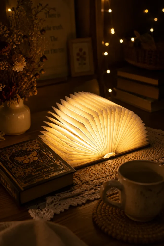 The Folding Book Lamp