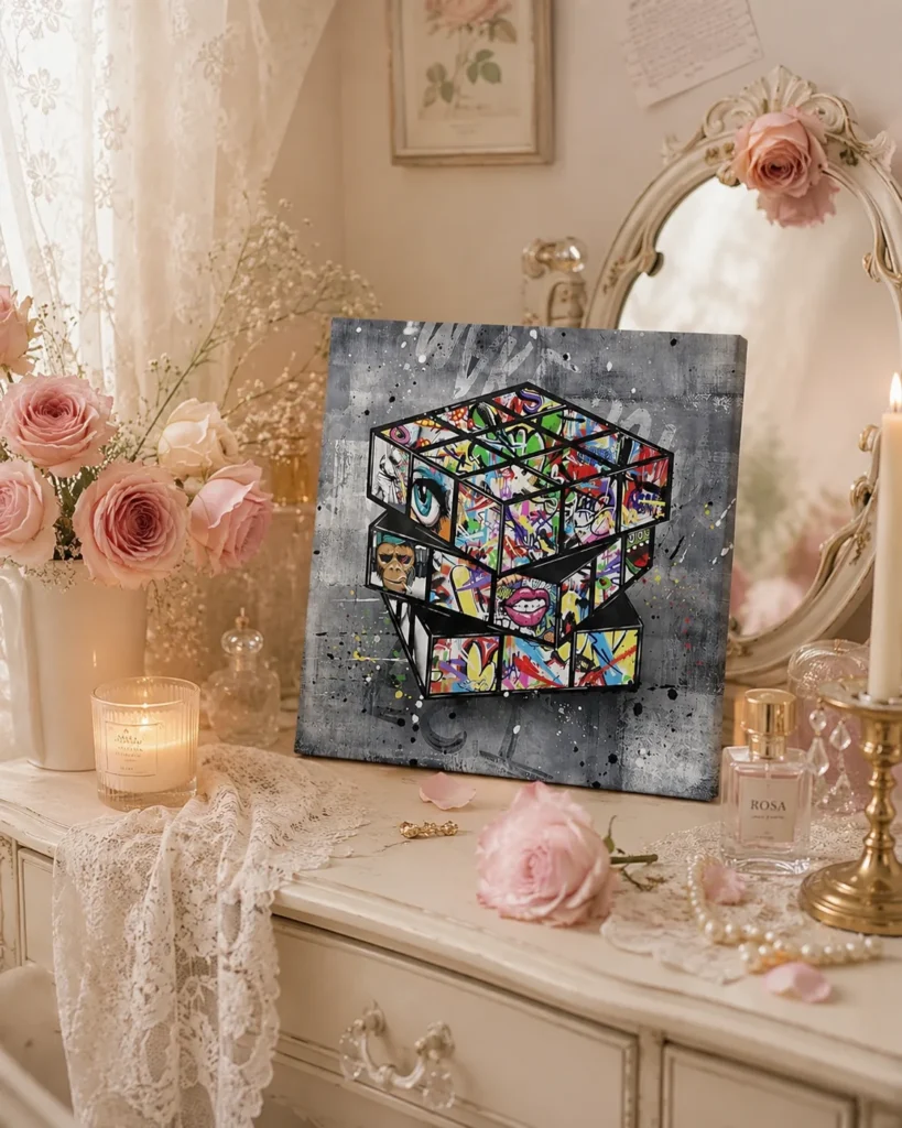 The Graffiti Rubik's Cube That Belongs in a Sneaker Store