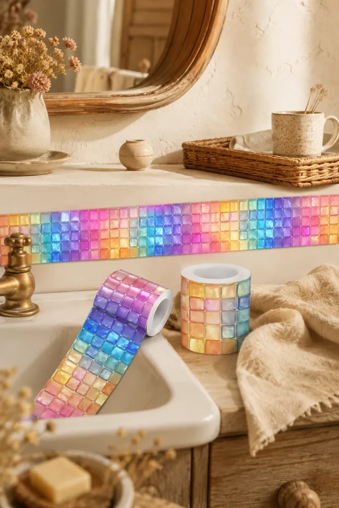 The Grid Mosaic Tile Decal