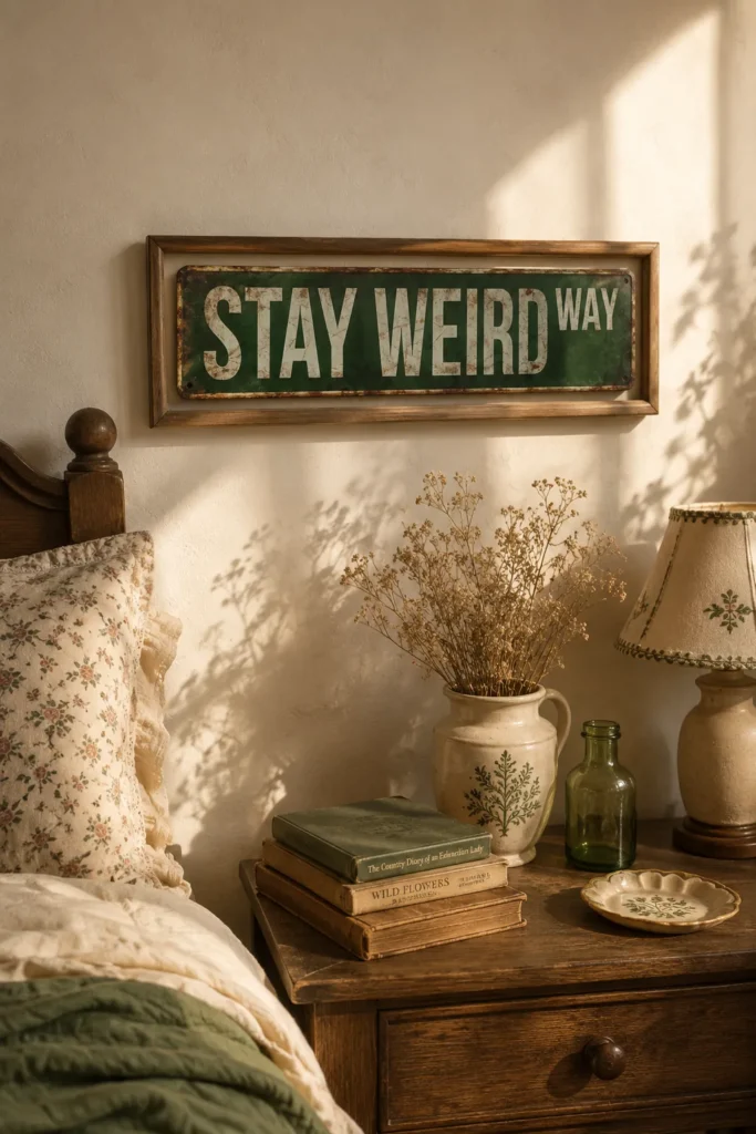 The "Stay Weird" Sign That Says the Quiet Part Loudly